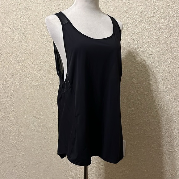 ZYIA Black Mesh Panel Tank Black Size XXXL - Picture 3 of 8